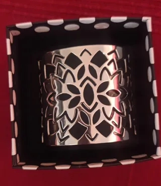 Brazalete Agatha París baño plateado