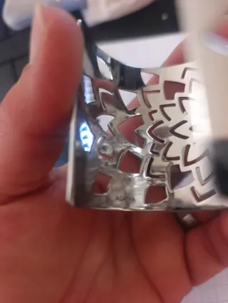 Brazalete Agatha París baño plateado