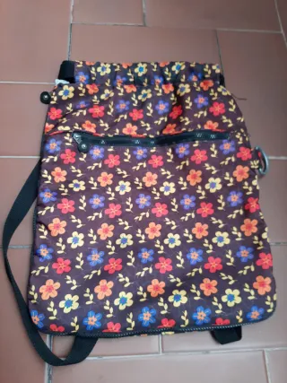 Mochila doble con estampado floral