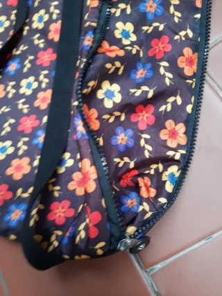 Mochila doble con estampado floral