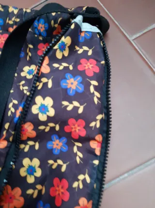 Mochila doble con estampado floral