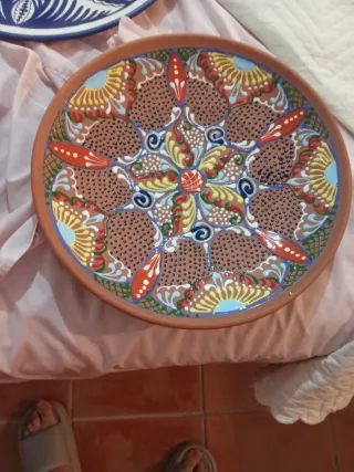 5 Platos Decorativos Hechos a Mano