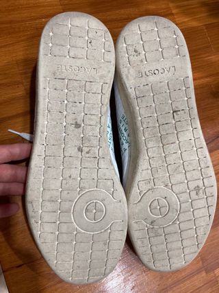 41 Lacoste unisexo Zapatillas Blancas