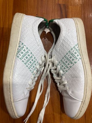 41 Lacoste unisexo Zapatillas Blancas