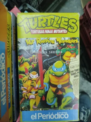 Pack 13 VHS cintas Tortugas Ninja