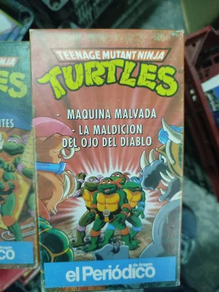 Pack 13 VHS cintas Tortugas Ninja