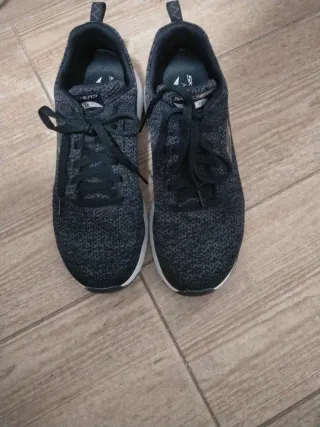 Zapatillas Skechers Tanis Negro/Gris