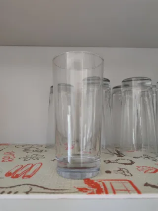 Nuevo 8 vasos cristal resistente duralex grandes