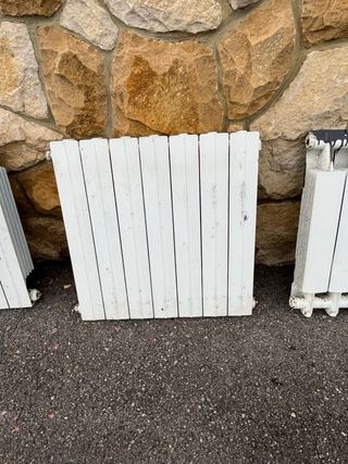 Radiadores de Agua Metálicos Blancos