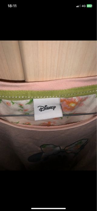 Pijama Minnie Mouse flores