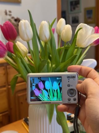 Digicam Olympus VG-150 · 12 MP compacta vintage