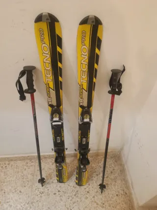 Esquís Junior Tecno Pro con Botas y Bastones