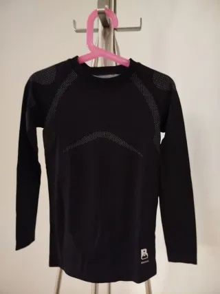 Camisola térmica preta criança