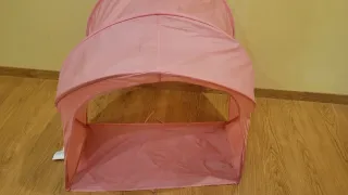 Dosel rosa para cama infantil