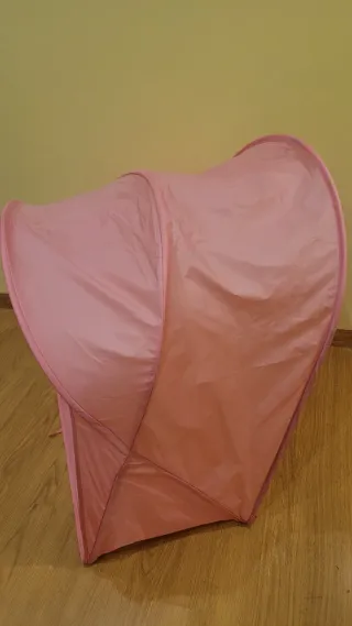 Dosel rosa para cama infantil