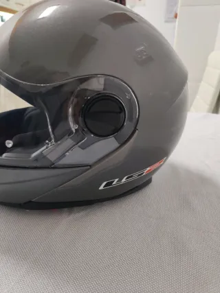 Casco Moto LS2 Talla M Gris