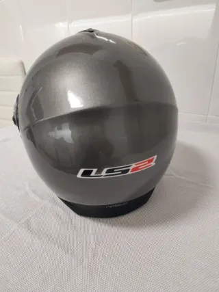 Casco Moto LS2 Talla M Gris