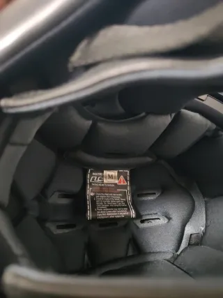 Casco Moto LS2 Talla M Gris