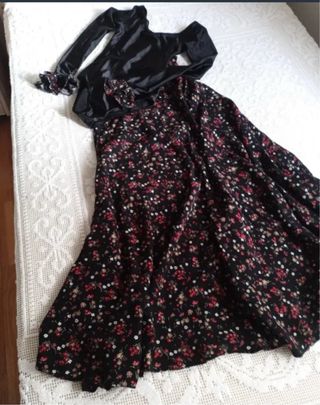 Conjunto Falda y Body Estampado