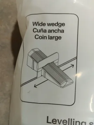 500 Calzos Nivelación 1mm PEYGRAN