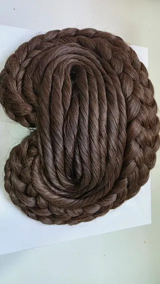 Moños de fallera pelo natural, rodetes