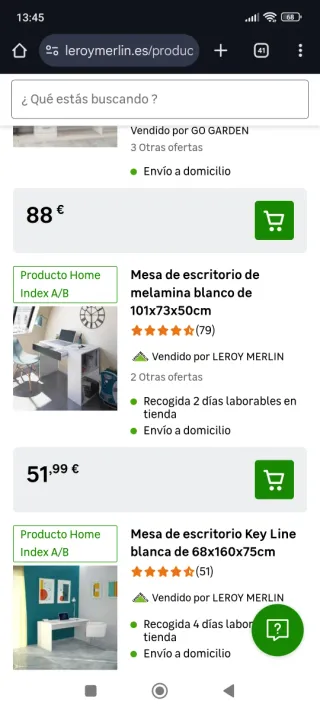 Escritorio blanco y gris casi nuevo