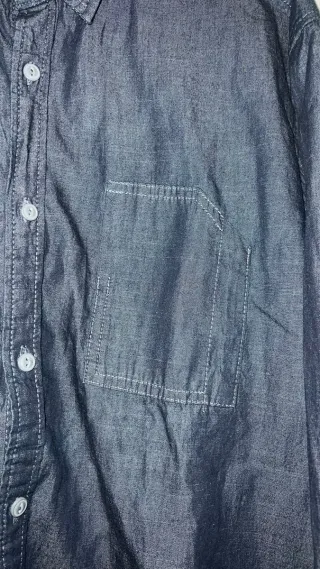 Camisa Vaquera Azul Mujer