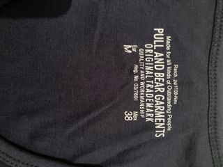 Lote 6 Camisetas sin Mangas Pull&Bear Azul Talla M