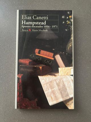 Libro ELIAS CANETTI – HAMPSTEAD