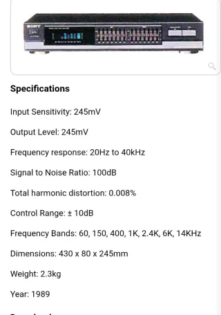 Equipo modular Sony Kenwood