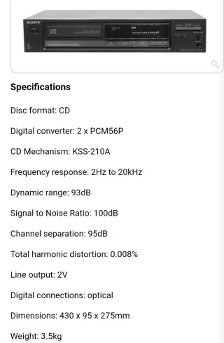 Equipo modular Sony Kenwood