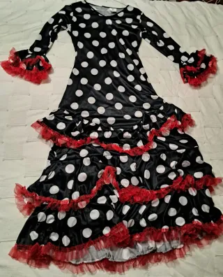 Disfraz Sevillana Silver Line Talla 2