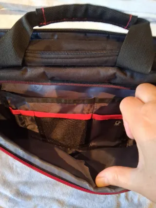 Maletín Portátil Ellehammer Negro y Rojo