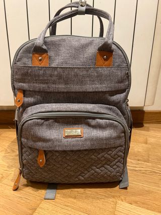 Mochila para bebé gris