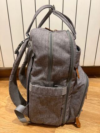 Mochila para bebé gris