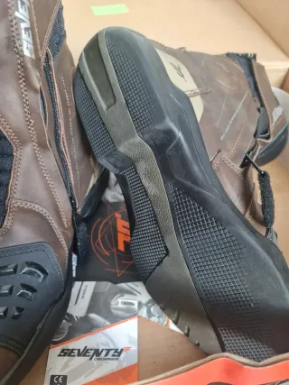 Botas de moto SEVENTY Enduro/Motocross Marrón