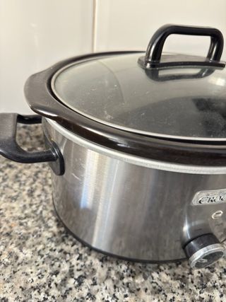 Olla Crock-Pot Eléctrica Acero Inox