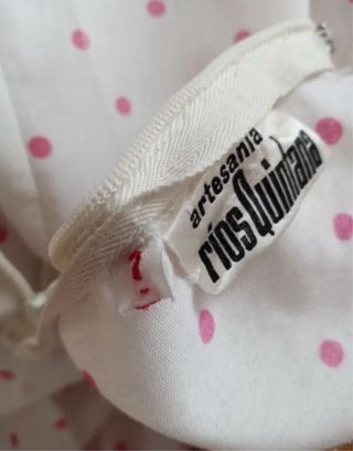 Falda flamenca niña lunares rosa