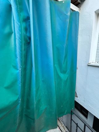 Cortina corredera de toldo