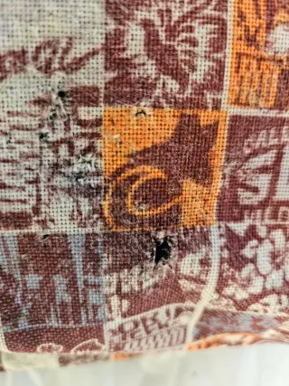 Zaino nero e multicolore