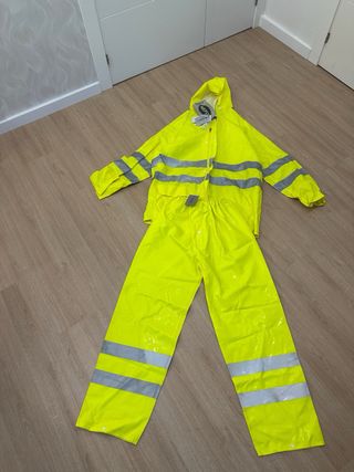 Chaqueta y pantalón reflectantes impermeables 3M