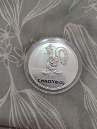 1oz Plata Merry Christmas 2022 Donald