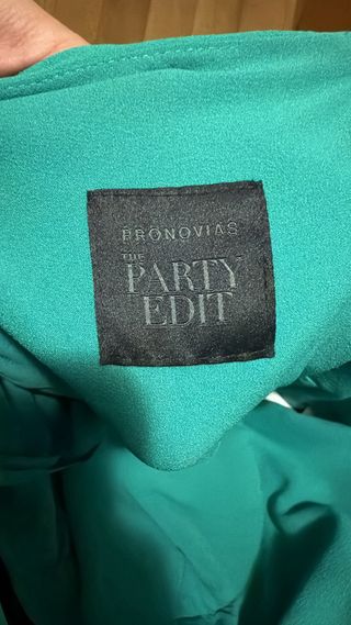 Vestido largo turquesa