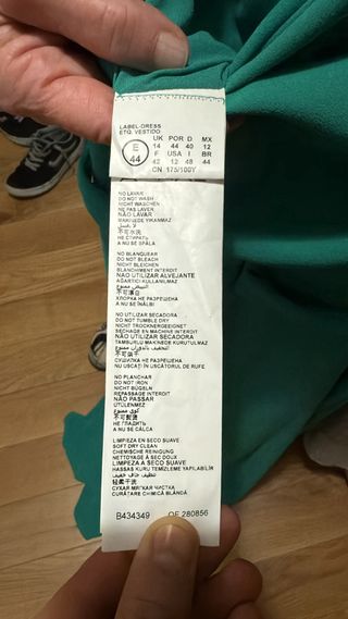 Vestido largo turquesa