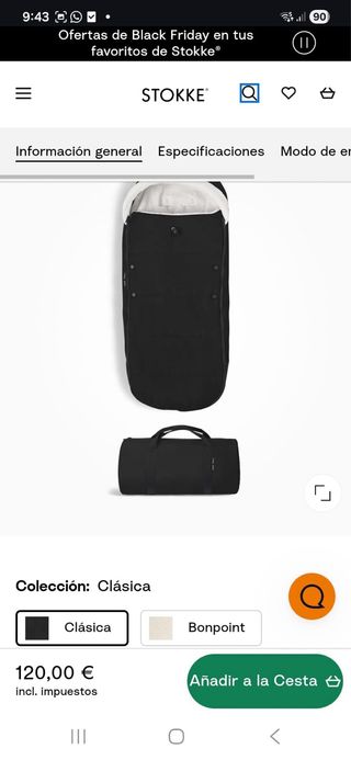 Saco invierno Yoyo Babyzen