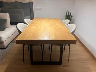 Mesa Comedor Banak Madera de mango y Metal