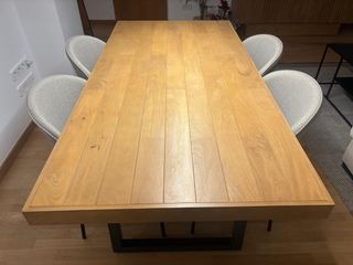 Mesa Comedor Banak Madera de mango y Metal