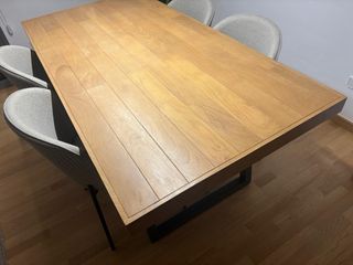 Mesa Comedor Banak Madera de mango y Metal