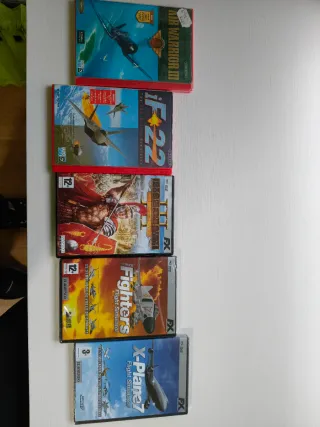 Lote 5 Juegos PC: Air Warrior III, iF22, Imperium,