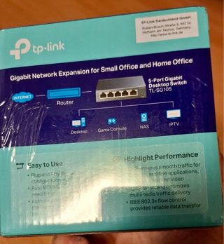 TP-Link TL-SG105 Switch Gigabit 5 Puertos